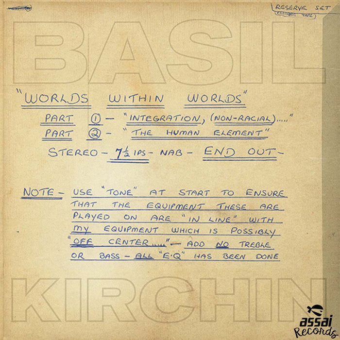 Basil Kirchin Worlds Within Worlds Vinyl LP RSD 2019