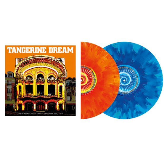 Tangerine Dream Live At Reims Cinema Opera September 23rd, 1975 Vinyl LP Cloudy Effect Colour RSD June 2022