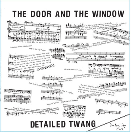 DOOR AND WINDOW DETAILED TWANG LP VINYL 33RPM NEW