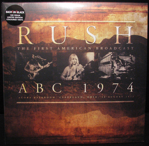 RUSH ABC 1974 LP VINYL NEW 2013 33RPM