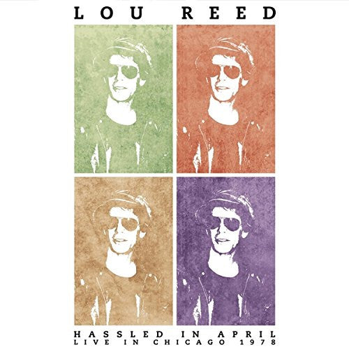 LOU REED HASSLED IN APRIL BLUE LP VINYL DOUBLE LP VINYL 33RPM NEW