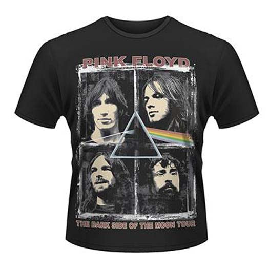 PINK FLOYD Dark Side of the Moon Tour MENS Black L T SHIRT NEW OFFICIAL