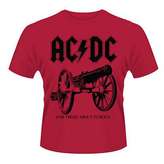 AC/DC FOR THOSE ABOUT TO ROCK MENS T SHIRT LARGE NEW OFFICIAL