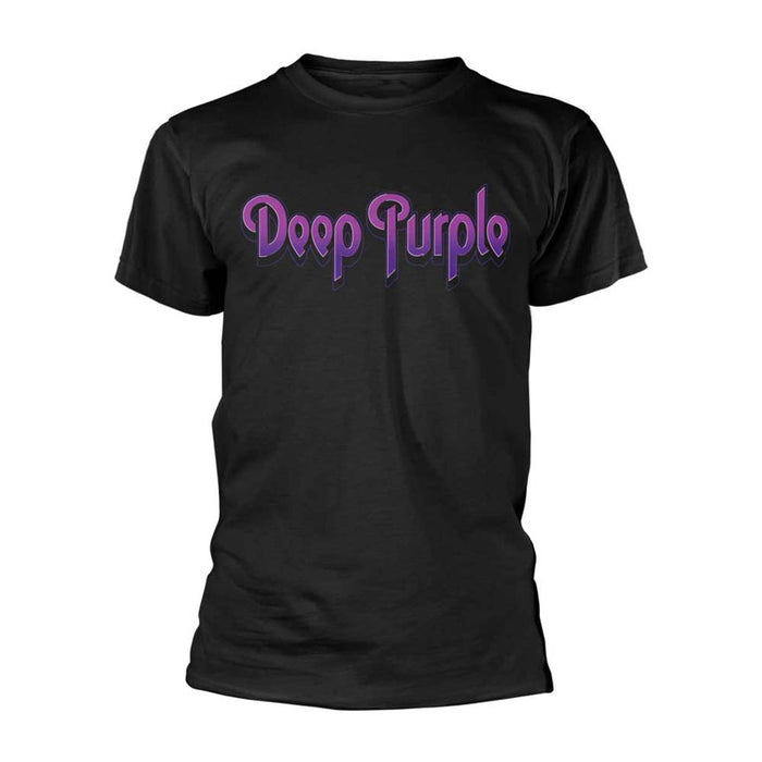 DEEP PURPLE Logo MENS Black MEDIUM T-Shirt NEW
