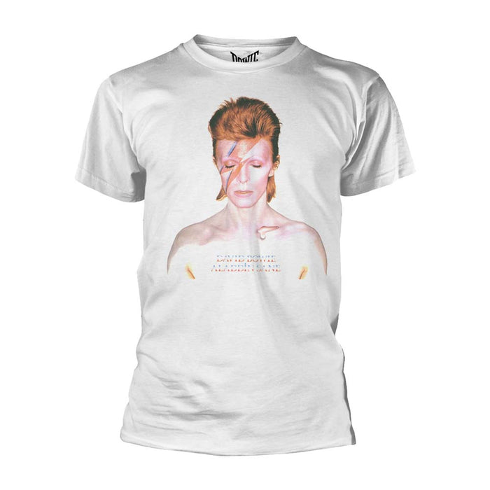 DAVID BOWIE Aladdin Sane MENS White XXL T-Shirt NEW