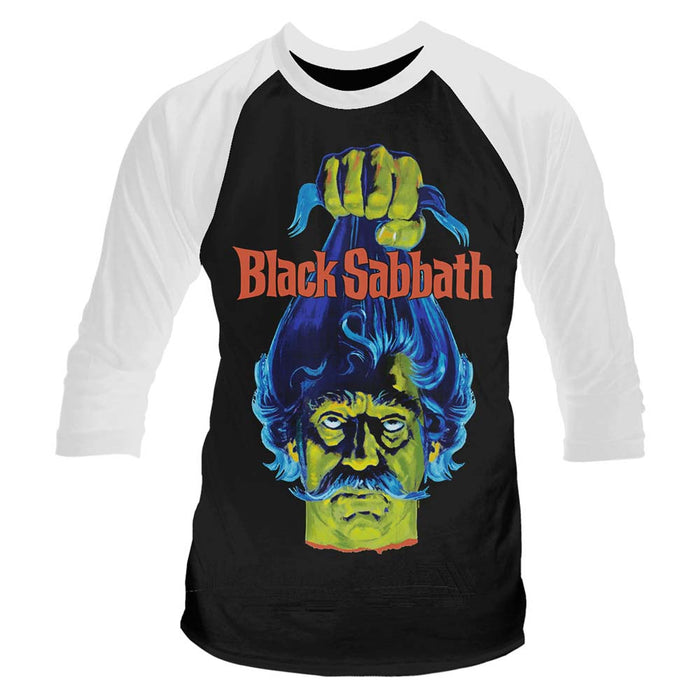 BLACK SABBATH Plan 9 Head MENS Black MEDIUM Baseball T-Shirt NEW
