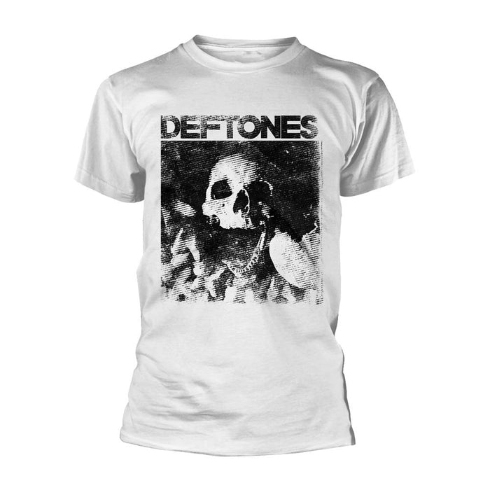 DEFTONES Skull MENS White XL T-Shirt NEW