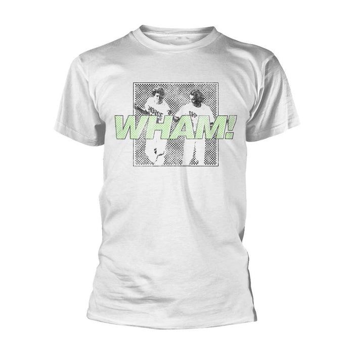 WHAM! Checkered MENS White XXL T-Shirt NEW