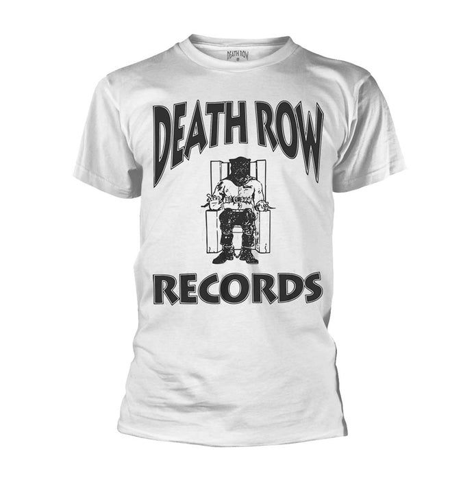 DEATH ROW RECORDS Logo MENS White MEDIUM T-Shirt NEW
