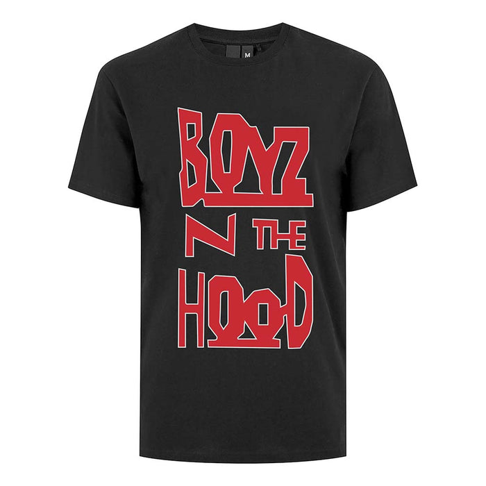 BOYZ N THE HOOD Vertical Logo MENS Black MEDIUM T-Shirt NEW