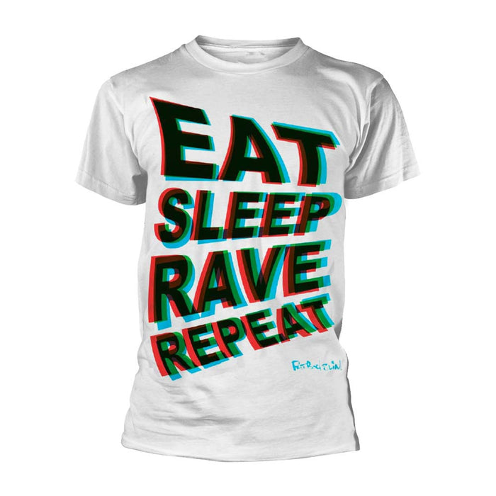 FATBOY SLIM Eat Sleep Rave Repeat MENS White MEDIUM T-Shirt NEW