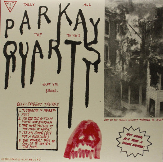 PARQUET COURTS TALLY ALL THE THINGS THAT YOU BROKE LP VINYL NEW (US) 33RPM