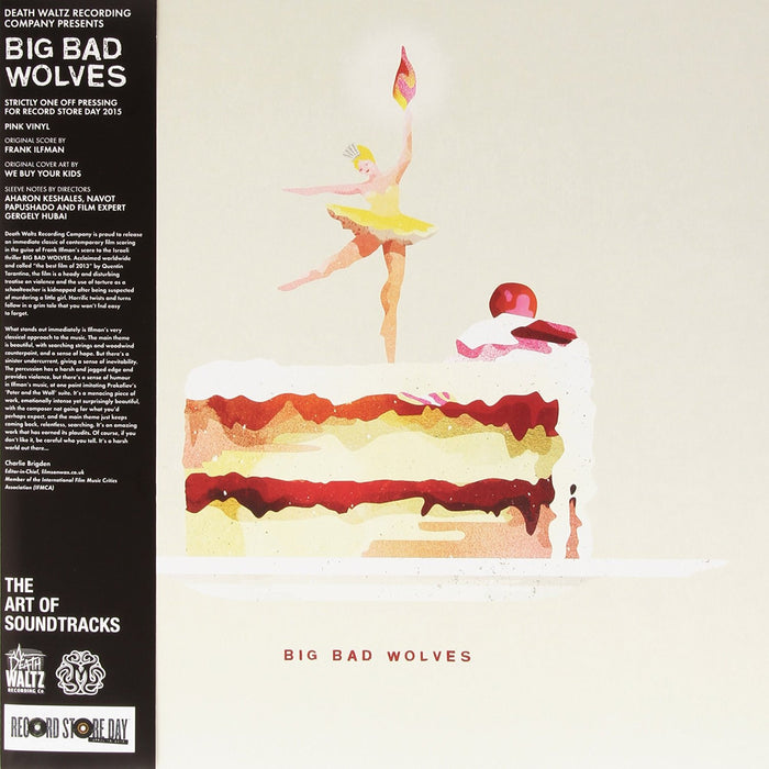 BIG BAD WOLVES Soundtrack LP Ltd Ed Red & White Splatter Vinyl 2015