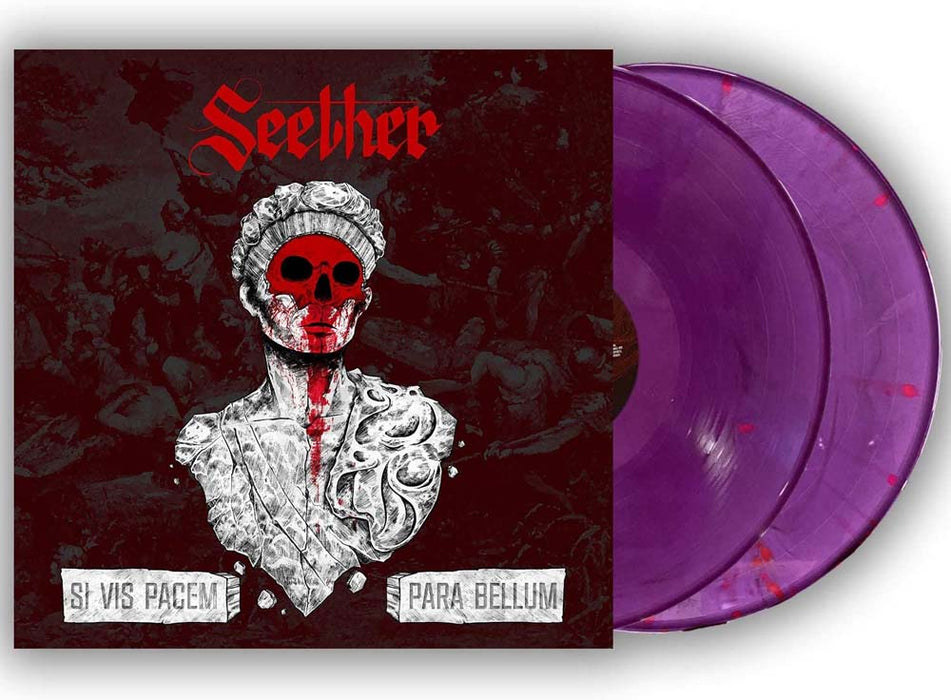 Seether Si Vis Pacem Para Bellum Vinyl LP Purple with Red Splatter Colour 2020