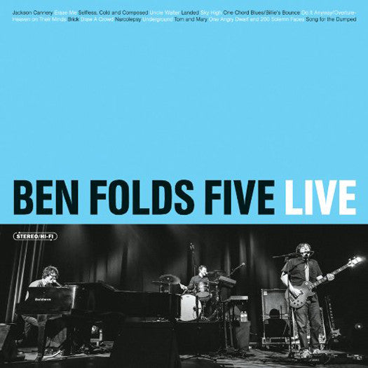 BEN FOLDS FIVE LIVE LP VINYL NEW (US) 33RPM