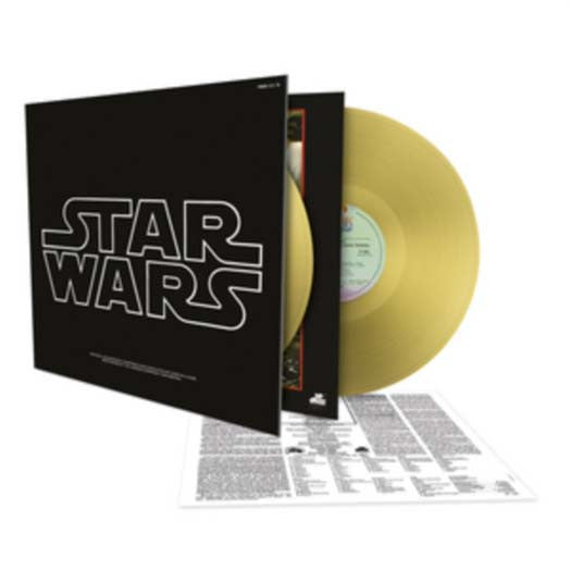 STAR WARS A New Hope Soundtrack LTD Gold LP Vinyl NEW