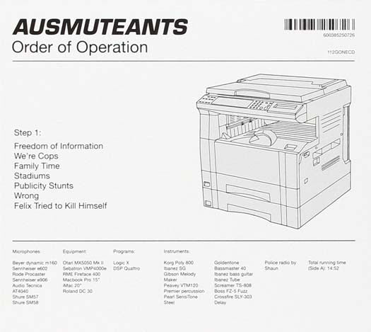 AUSMUTEANTS Order Of Operation LP Vinyl NEW