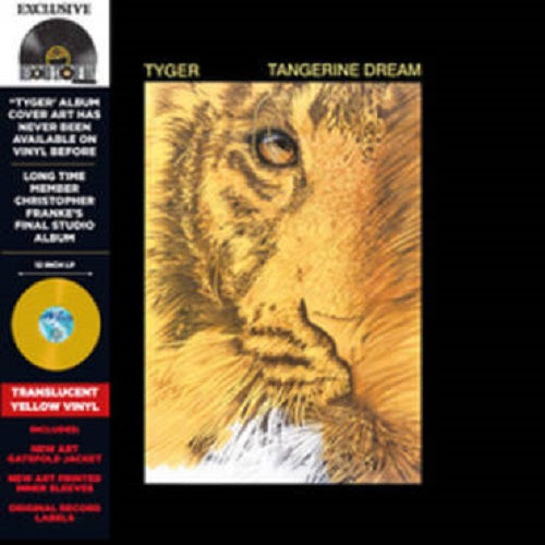 Tangerine Dream Tyger Vinyl LP Yellow Colour RSD Aug 2020