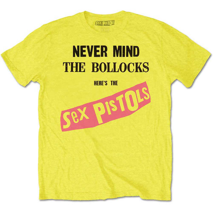 Sex Pistols NMTB Original Album Yellow Small Unisex T-Shirt