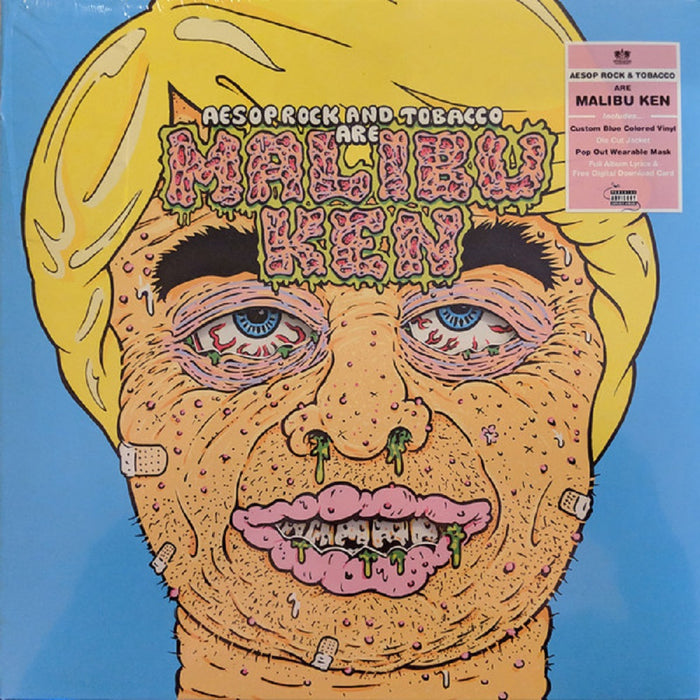 Aesop Rock & Tobacco Are Malibu Ken ‎Blue Vinyl LP New 2019