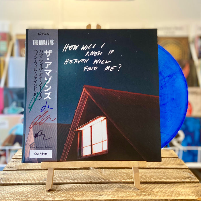 The Amazons How Will I Know If Heaven Will Find Me? Vinyl LP Signed Blue Colour Assai Obi Edition 2022