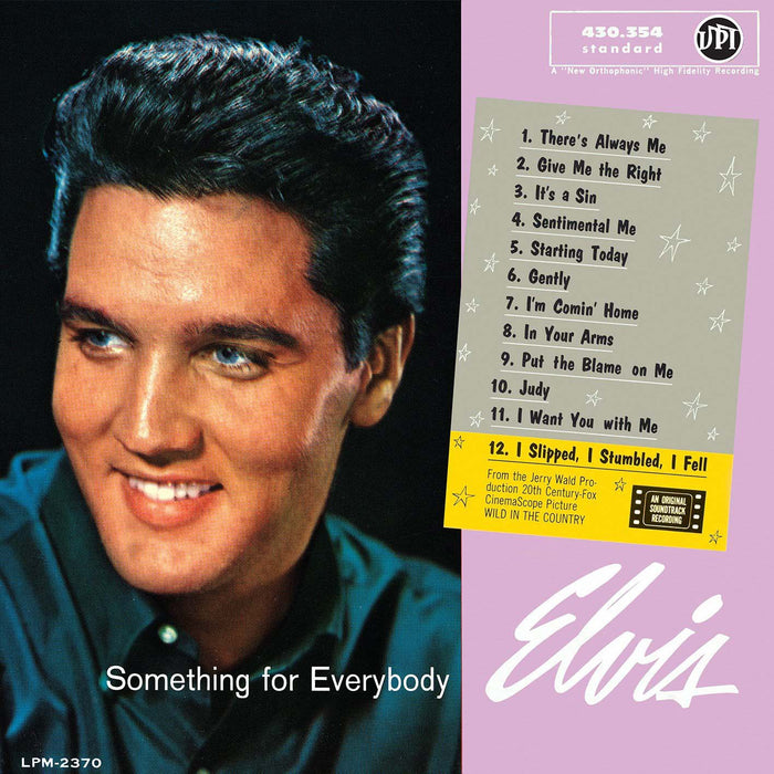 ELVIS PRESLEY Something For Everybody LP Pink Vinyl 2016