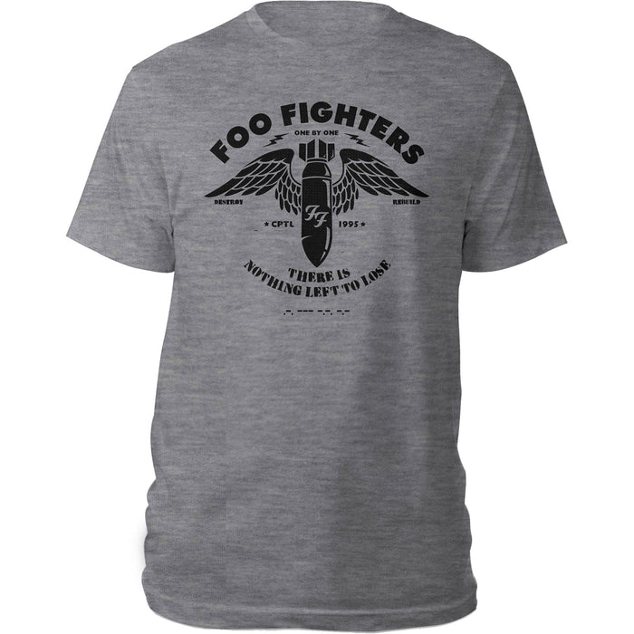 Foo Fighters Grey Large Unisex T-Shirt