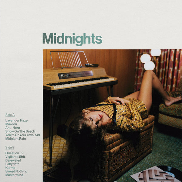 Taylor Swift Midnights Vinyl LP Jade Green Colour 2022