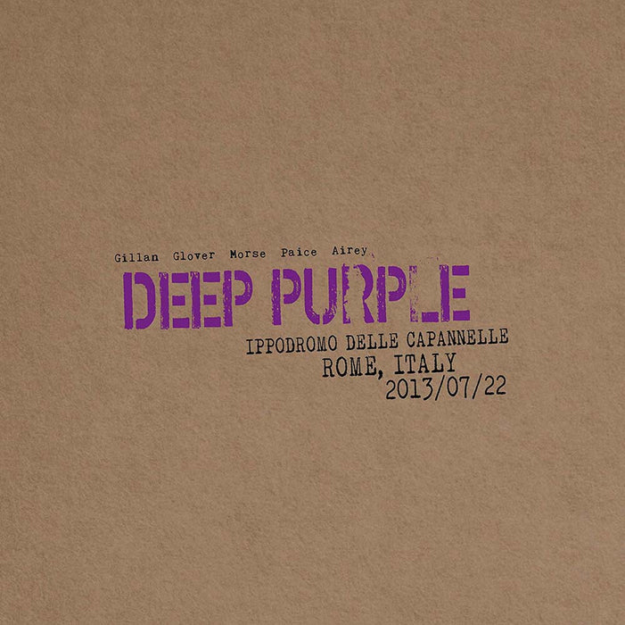 Deep Purple - Live In Rome Vinyl LP Ltd Colour New 2019