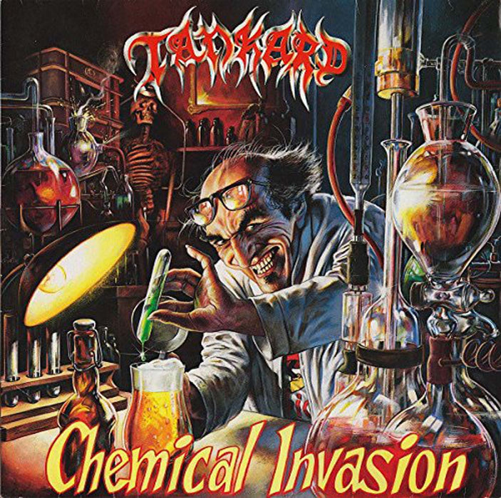 TANKARD Chemical Invasion LP Green/Yellow Swirl Vinyl NEW 2017