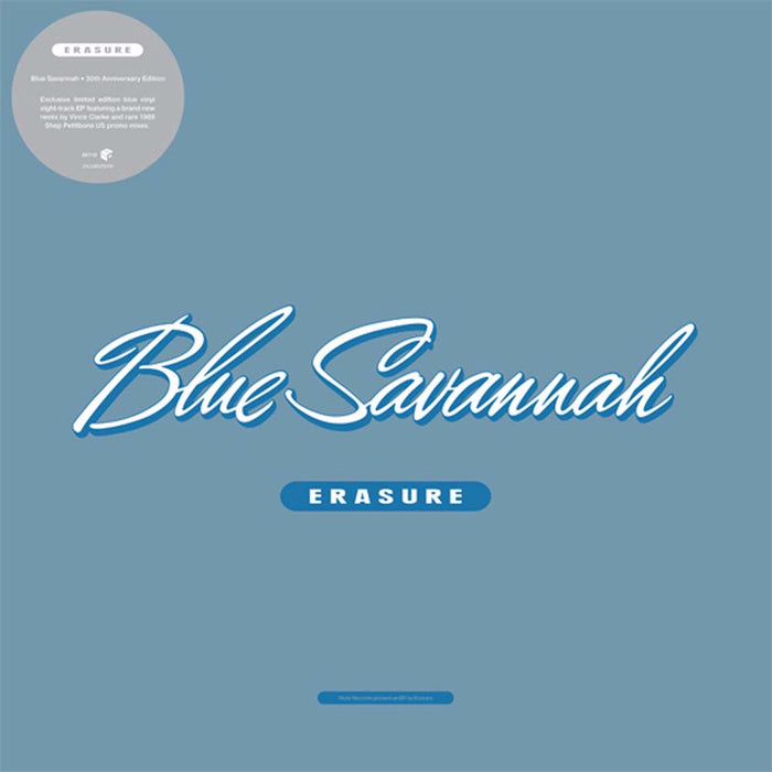 Erasure - Blue Savannah Vinyl EP Blue Colour RSD Sept 2020