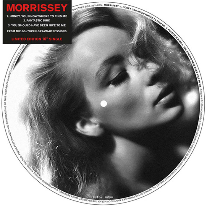 Morrissey - Honey You Know Where To Find Me 10" Vinyl Single RSD Aug 2020