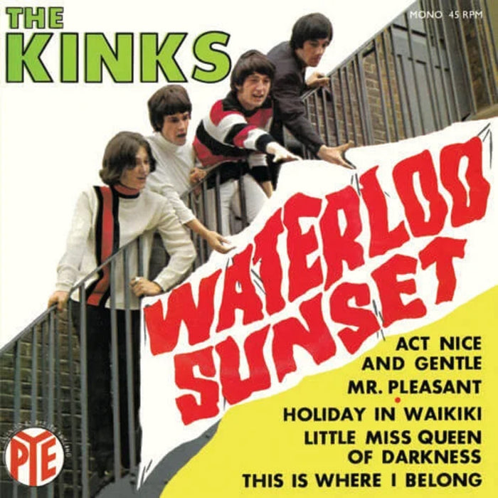 The Kinks Waterloo Sunset 12" Vinyl EP Yellow Colour RSD June 2022