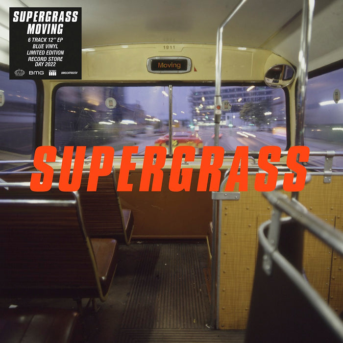 Supergrass Moving 12" Vinyl EP Blue Colour RSD June 2022