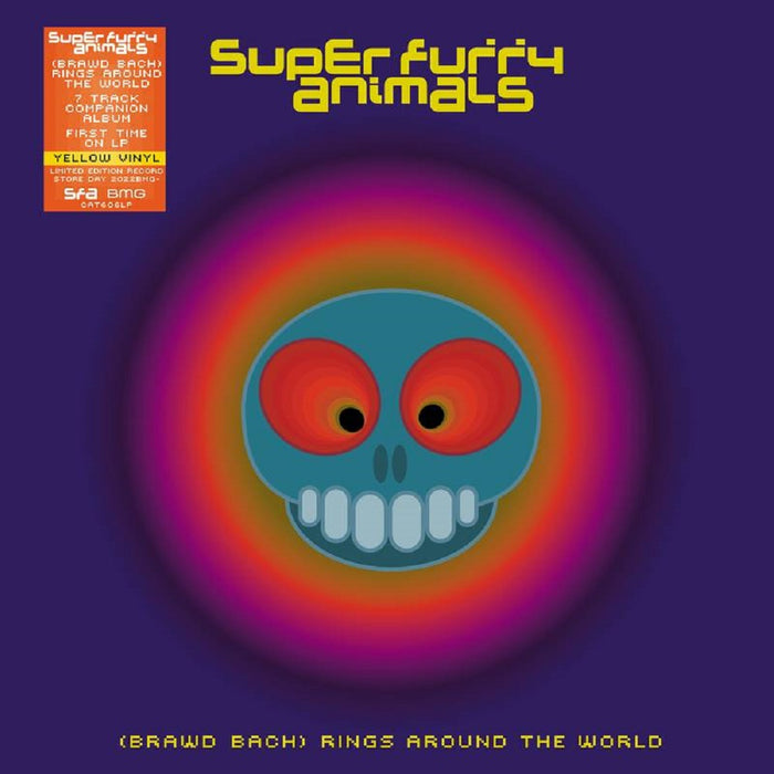 Super Furry Animals Rings Around The World B-Sides Vinyl LP Yellow Colour RSD June 2022