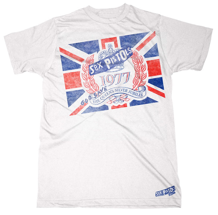 SEX PISTOLS Silver Jubilee MENS White SMALL T-Shirt NEW