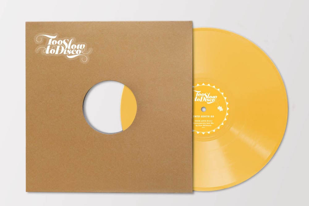 Dave Mathmos Too Slow to Disco 10" Yellow Vinyl EP New 2019