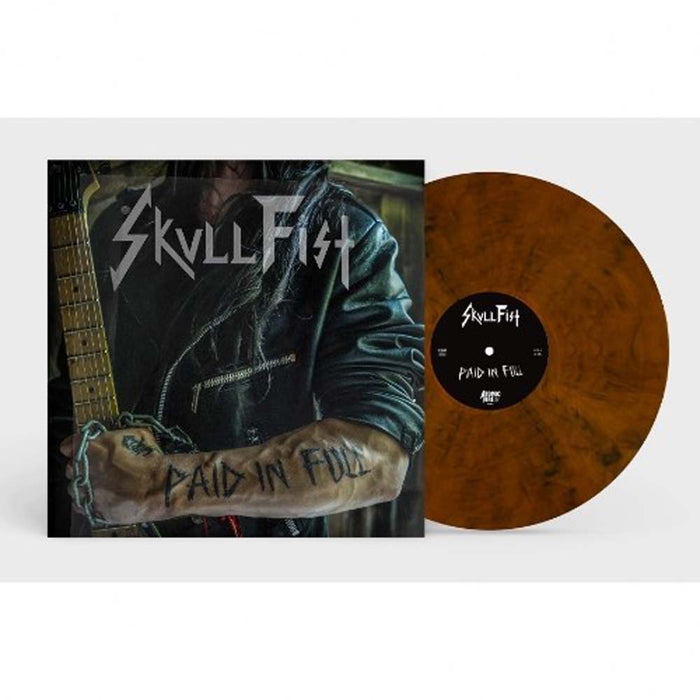 Skull Fist Paid In Full Vinyl LP Indies Orange & Black Marbled 2022