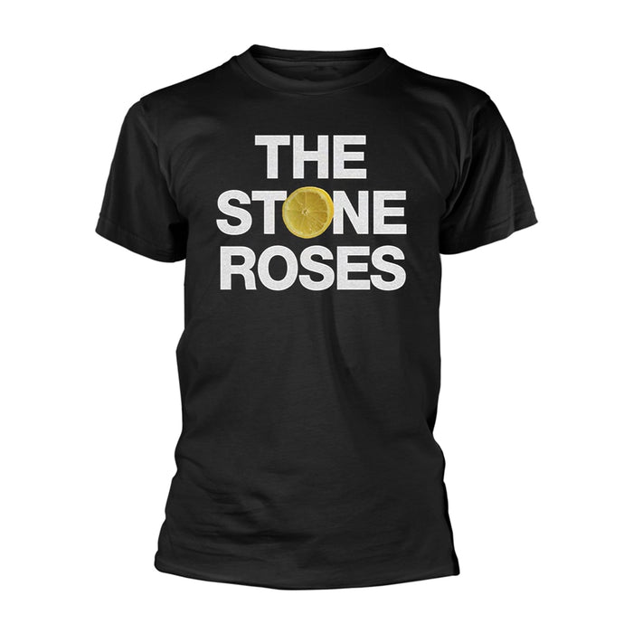 Stone Roses Logo Black Small Unisex T-Shirt New
