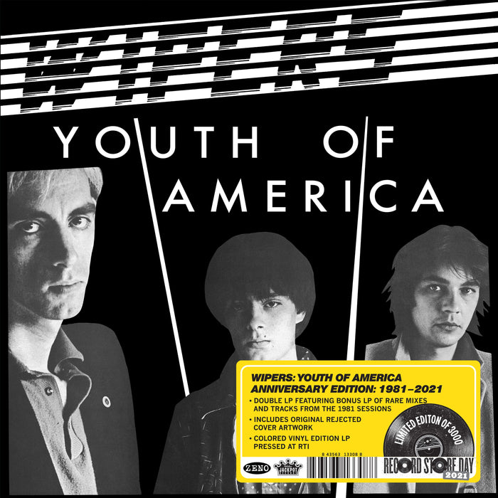 Wipers Youth Of America (Anniversary Edition: 1981-2021) Vinyl LP RSD 2021