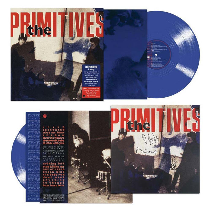 The Primitives Lovely Vinyl LP Indies Blue & Signed Print 2021