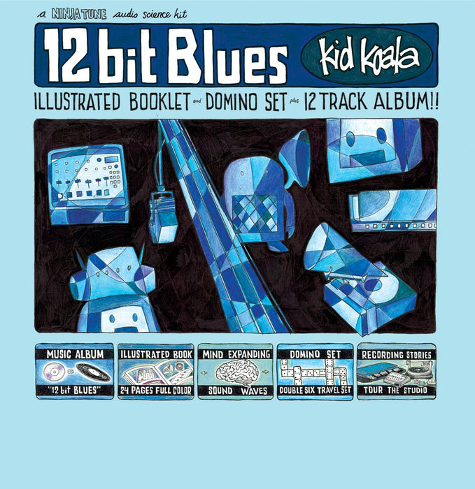 KID KOALA 12 BIT BLUES DOUBLE LP VINYL 33RPM SET NEW