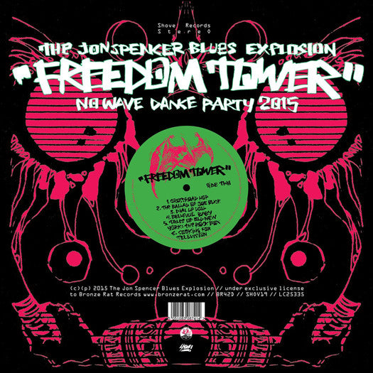 JON SPENCER BLUES EXPLOSION FREEDOM TOWER Vinyl LP 2015