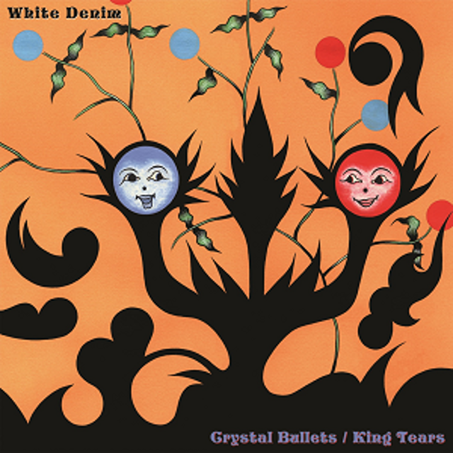 White Denim Crystal Bullets Vinyl LP Orange Colour 2021