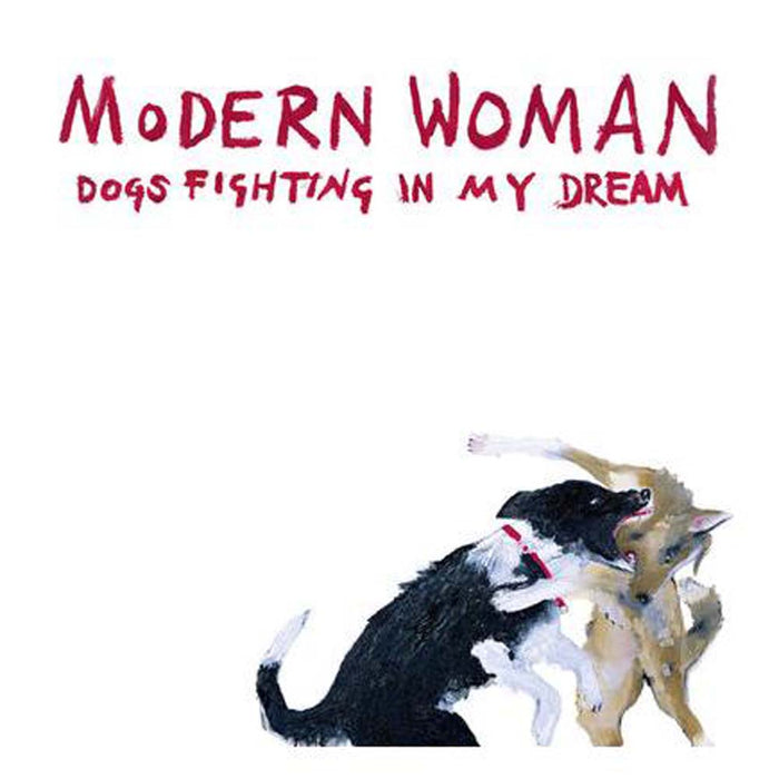 Modern Woman Dogs Fighting In My Dream 12" Vinyl EP 'Autumn Gold' Red Colour 2022