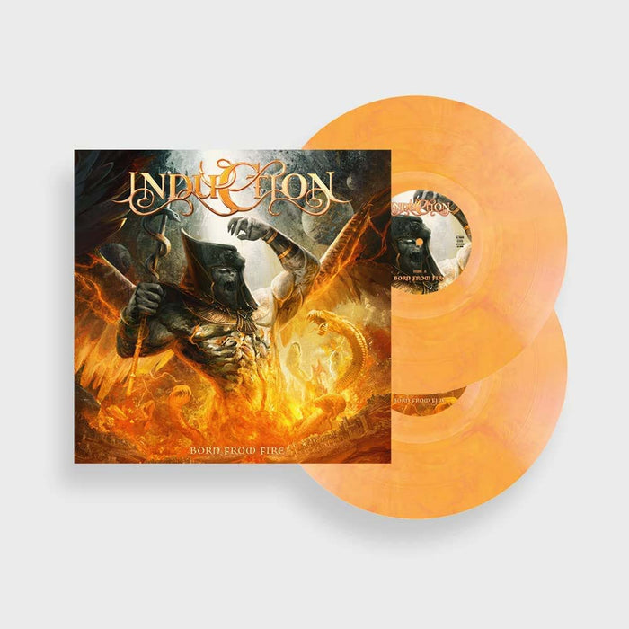 Induction Born From Fire Vinyl LP Yellow/Red Marble Colour 2022