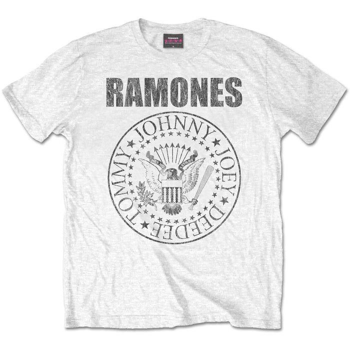 RAMONES Seal MENS White X-Large T-Shirt NEW