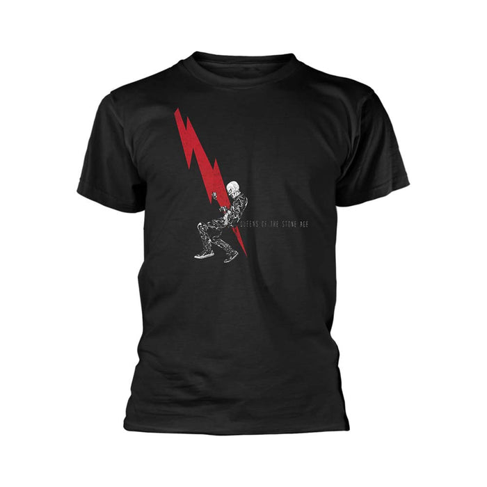 QUEENS OF THE STONE AGE Lightning Dude MENS Black SIZE LARGE T-shirt NEW