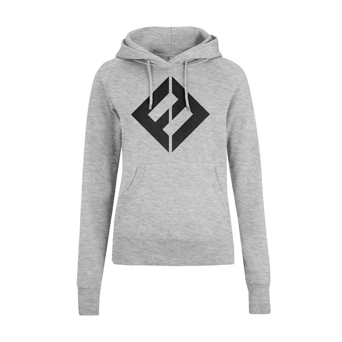 FOO FIGHTERS Equal Logo WOMENS Grey LARGE Pullover Hoodie NEW
