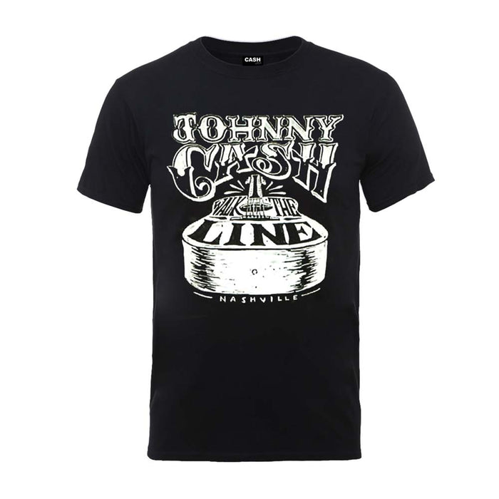 JOHNNY CASH Walk The Line MENS Black X-Large T-Shirt NEW